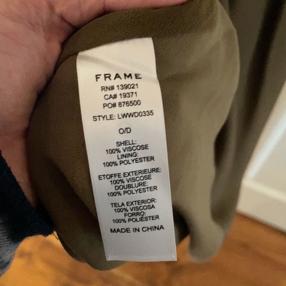 Nwot frame medium green cowl slip dress 2021 - Picture 8 of 9